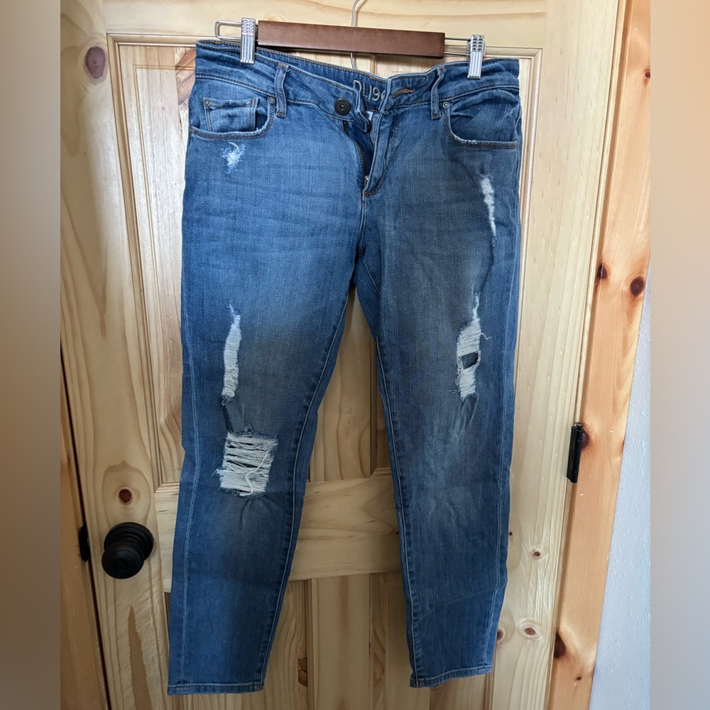DL1961 Ripped Denim Skinny Jeans